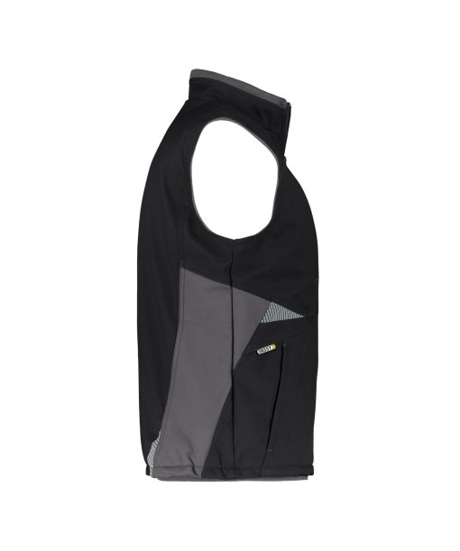 Dassy Fusion fekete-antracit szürke softshell mellény - Image 3