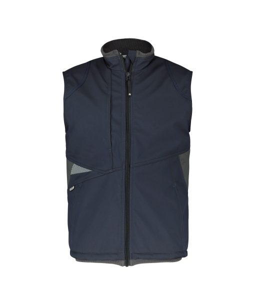 Dassy Fusion sötétkék-antracit szürke softshell mellény