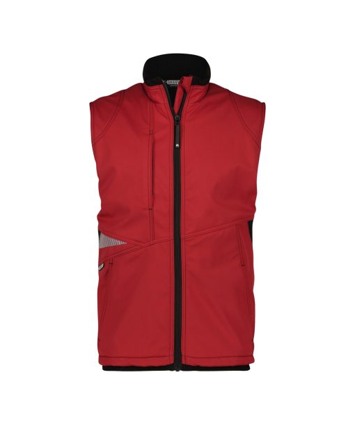 Dassy Fusion piros-fekete softshell mellény