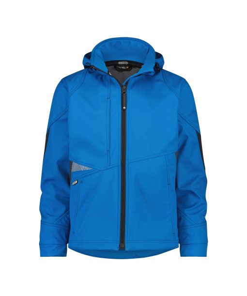 Dassy Gravity azúrkék-antracit szürke softshell kabát