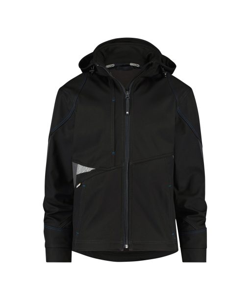 Dassy Gravity fekete-antracit szürke softshell kabát