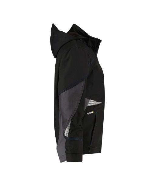 Dassy Gravity fekete-antracit szürke softshell kabát - Image 3