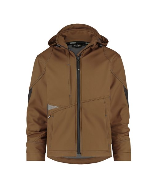 Dassy Gravity barna-antracit szürke softshell kabát