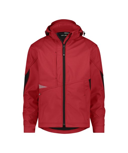 Dassy Gravity piros-fekete softshell kabát