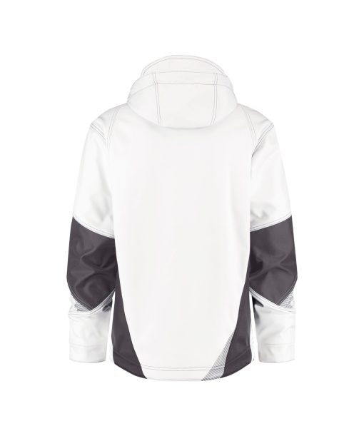 Dassy Gravity fehér-antracit szürke softshell kabát - Image 2