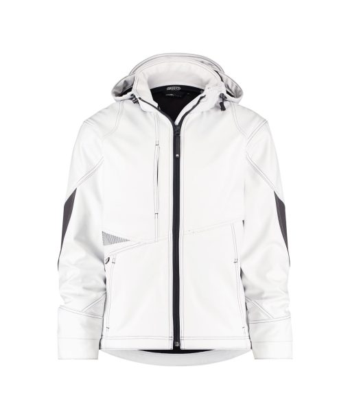 Dassy Gravity fehér-antracit szürke softshell kabát