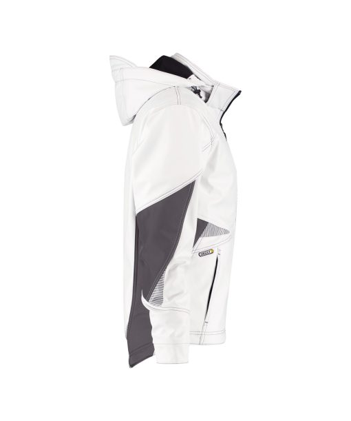 Dassy Gravity fehér-antracit szürke softshell kabát - Image 3