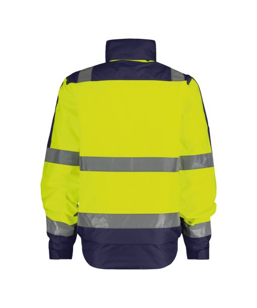 Dassy Lima fluo sárga-sötétkék jól láthatósági téli kabát - Image 2