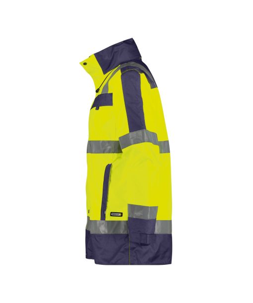 Dassy Limasol fluo sárga-sötétkék jól láthatósági hosszú kabát - Image 3