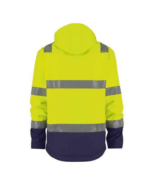 Dassy Malaga fluo sárga-sötétkék jól láthatósági téli kabát - Image 2