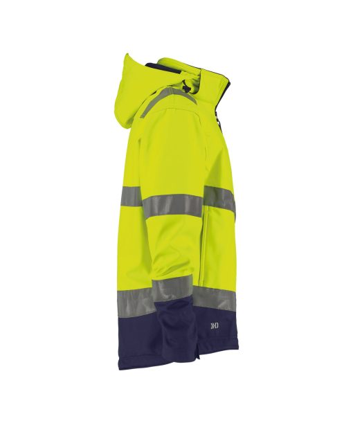 Dassy Malaga fluo sárga-sötétkék jól láthatósági téli kabát - Image 3
