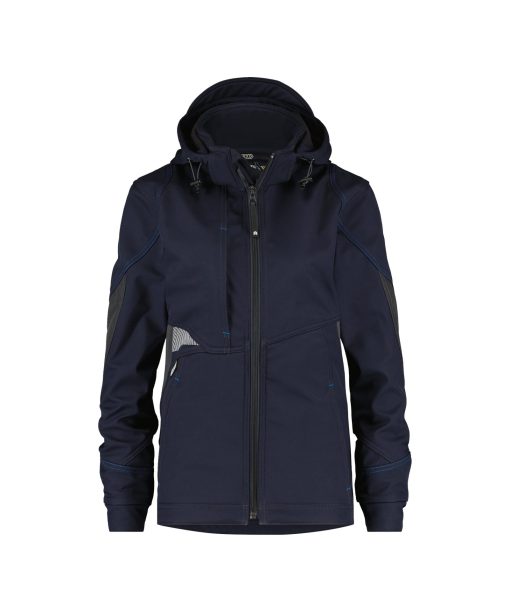 Dassy Gravity sötétkék-antracit szürke női softshell kabát