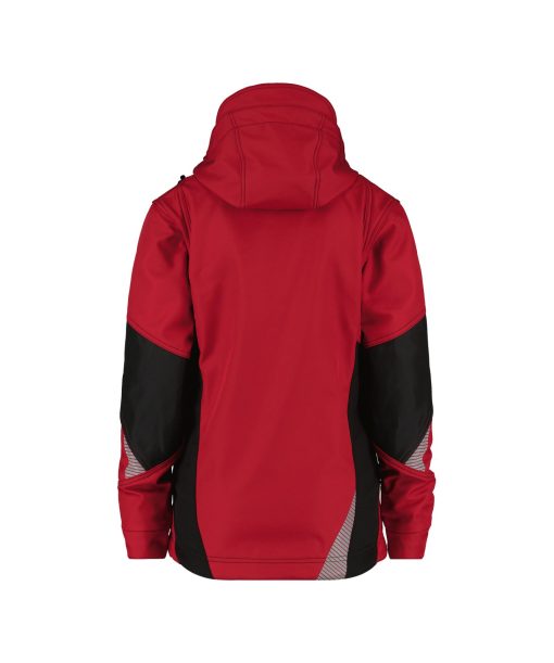 Dassy Gravity piros-fekete női softshell kabát - Image 2