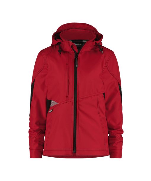 Dassy Gravity piros-fekete női softshell kabát