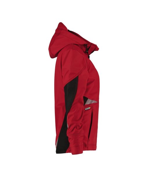 Dassy Gravity piros-fekete női softshell kabát - Image 3