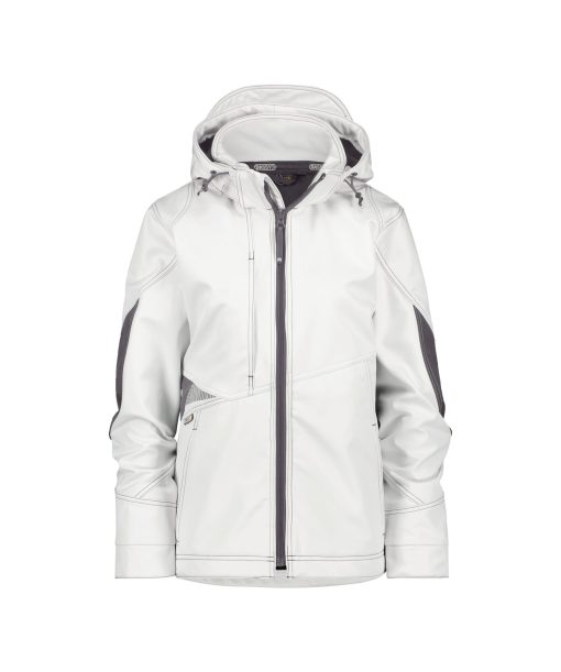 Dassy Gravity fehér-antracit szürke női softshell kabát