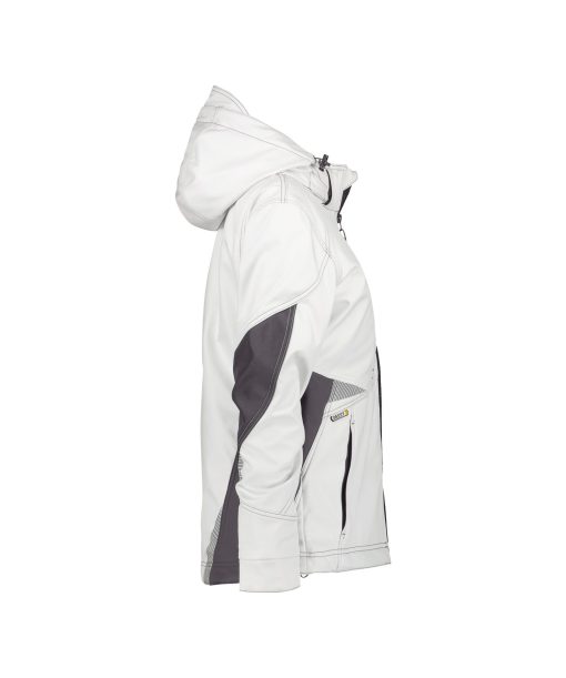 Dassy Gravity fehér-antracit szürke női softshell kabát - Image 3