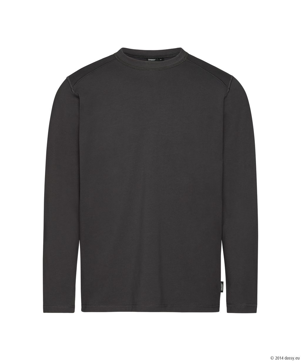 Dassy Fund antracit szürke hosszú ujjú munkapóló