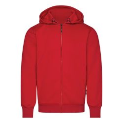 Dassy Grid piros kapucnis munkapulóver