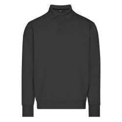 Dassy Lucid antracit szürke galléros munkapulóver