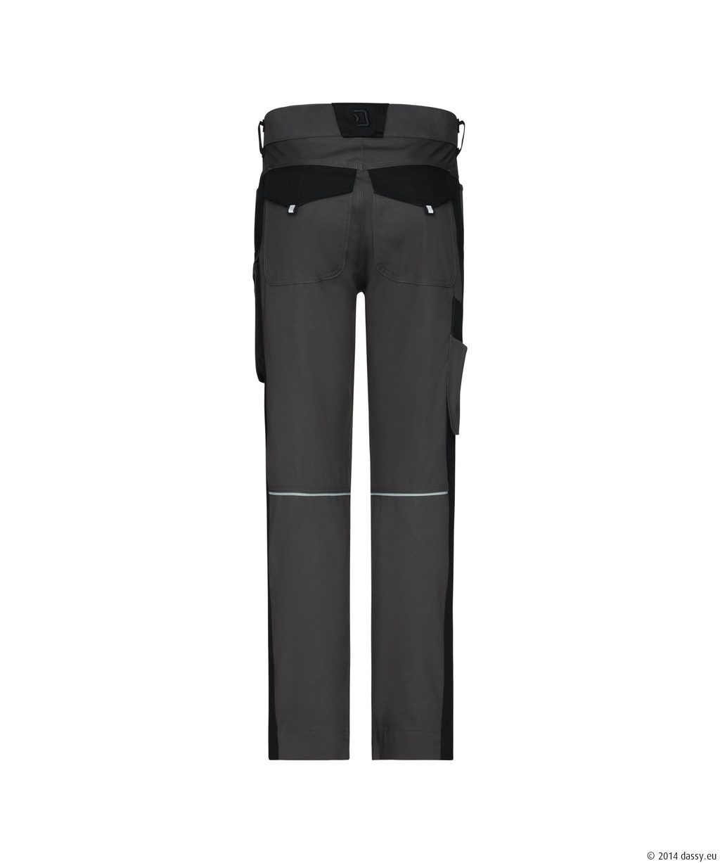 Dassy Ponti antracit szürke-fekete derekas munkanadrág - Image 2