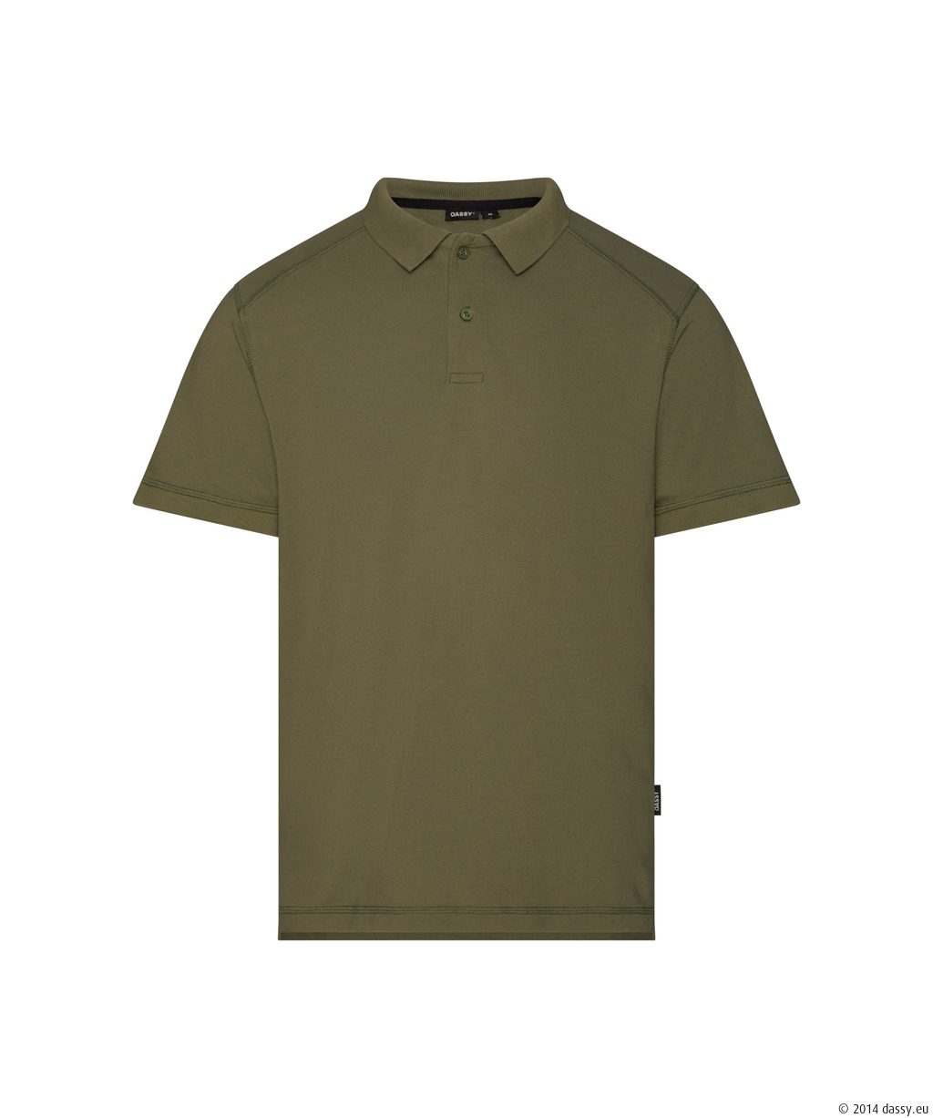 Dassy Pristine khaki galléros munkapóló