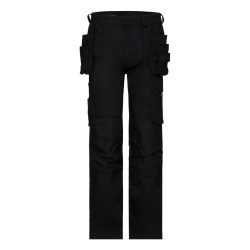 Dassy Rossi Flex fekete lengőzsebes derekas munkanadrág