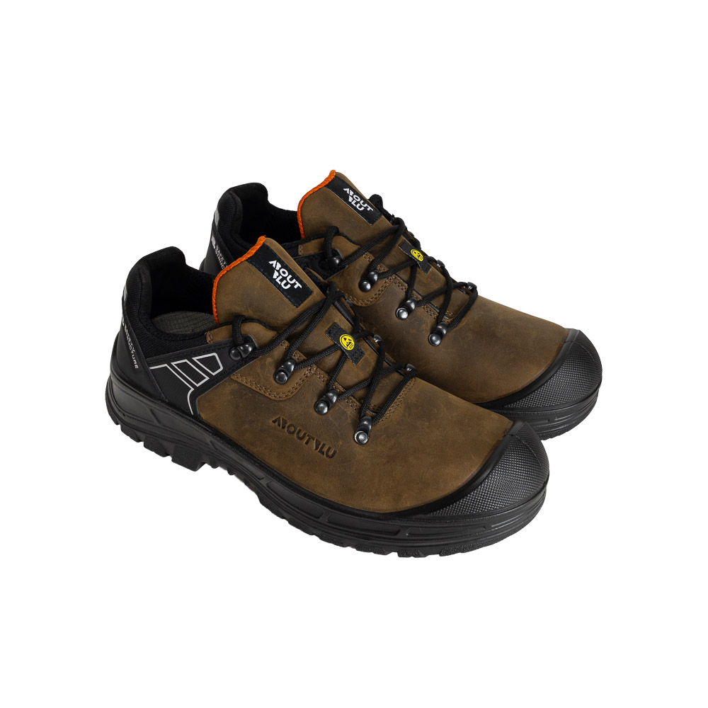 Aboutblu Giza Brown Low S3S SR ESD munkavédelmi cipő