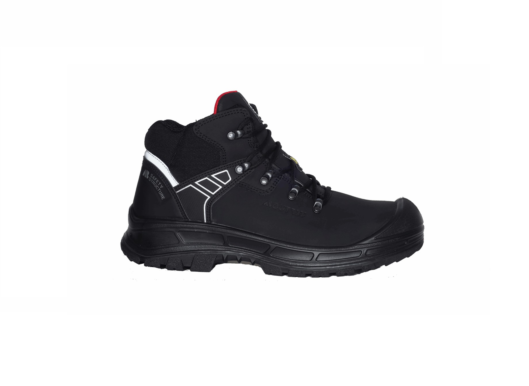 Aboutblu Pompei Black Mid S3S SR ESD munkavédelmi bakancs - Image 2